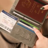 Premium Travel Passport Holder & Document Organizer Wallet – Slim Faux Leather Case with SIM & Pen Slots