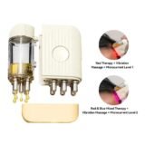 3-in-1 Electric Scalp Oil Applicator & Massager with Red/Blue Light Therapy