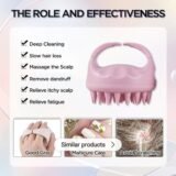 Eco-Friendly Wheat Straw Scalp Massager & Shampoo Brush