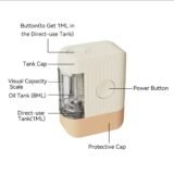 3-in-1 Electric Scalp Oil Applicator & Massager with Red/Blue Light Therapy