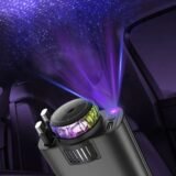 5-in-1 Retractable Fast Car Charger with Aromatherapy & Starry Projector