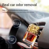 Premium Crystal Car Perfume Diffuser – Natural Essential Oil Air Freshener (Vent Clip & Hanging)