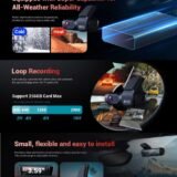 4K UHD Smart Dash Cam | 5GHz WiFi, Night Vision & Heat Resistant Super Capacitor