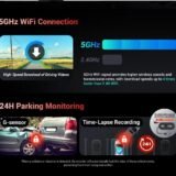 4K UHD Smart Dash Cam | 5GHz WiFi, Night Vision & Heat Resistant Super Capacitor