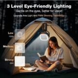 Ultimate 20,000mAh Camping Fan with Tripod & Light – Fast Charging, Auto-Oscillating & Ultra-Quiet