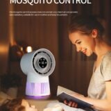 2-in-1 Portable Bladeless Fan & Mosquito Killer Lamp (6000mAh)
