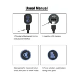 Premium 4D Memory Foam Car Massage Pillow Set – Neck & Lumbar Support