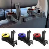 2-in-1 Car Headrest Hook & Phone Holder